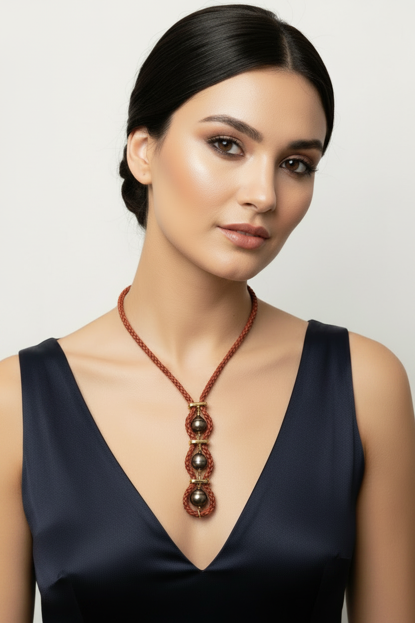 #33 Drop Lariat Trio - Chestnut