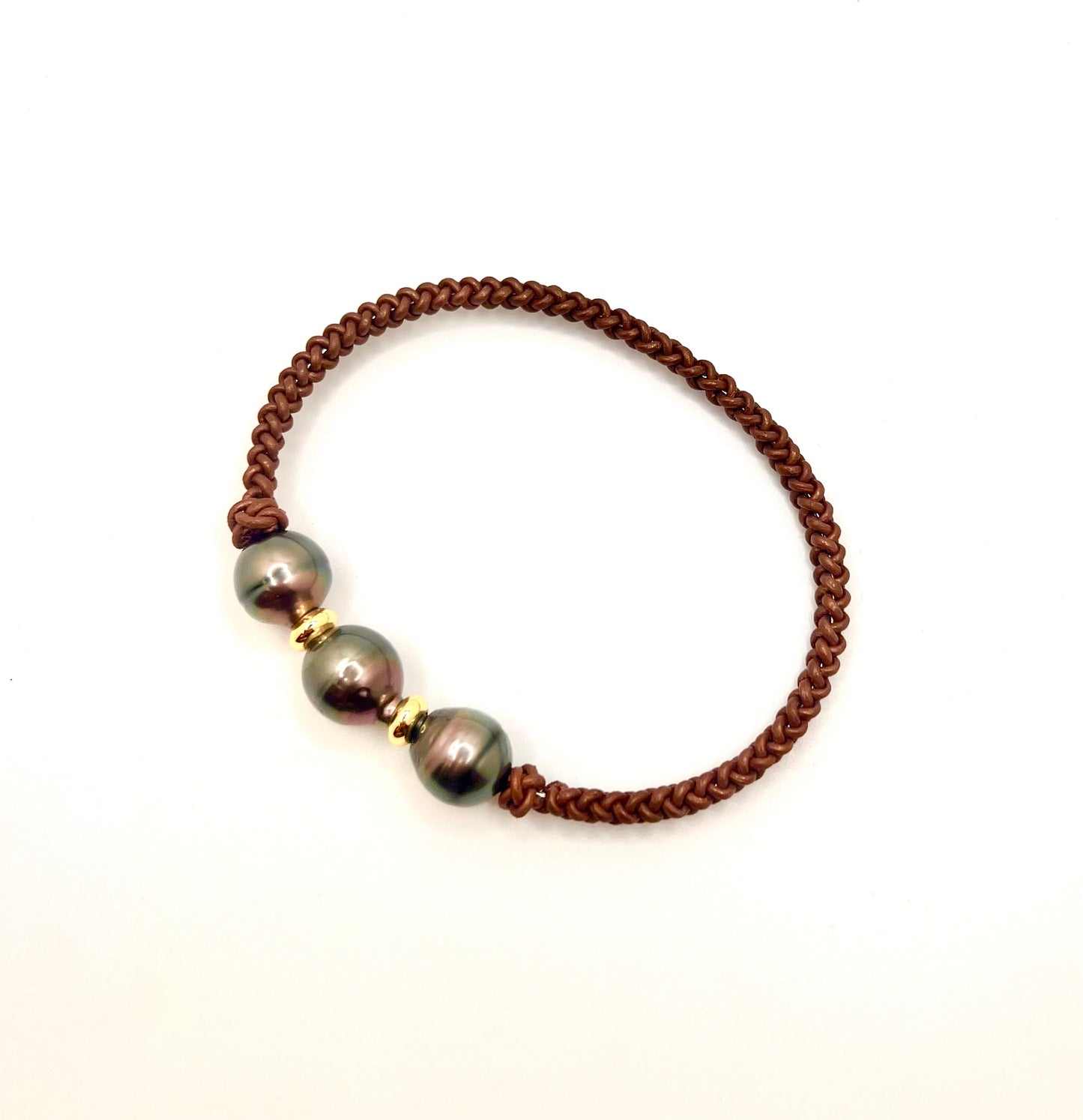 #70 Oval Bangle - mocha large
