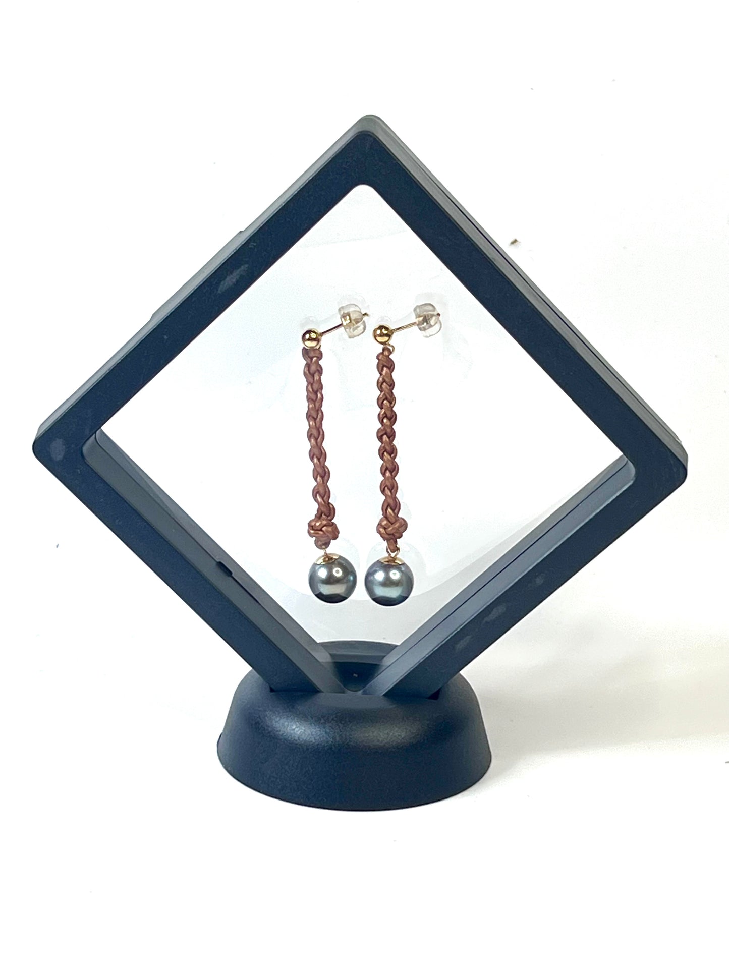 #10 Long Earrings - copper