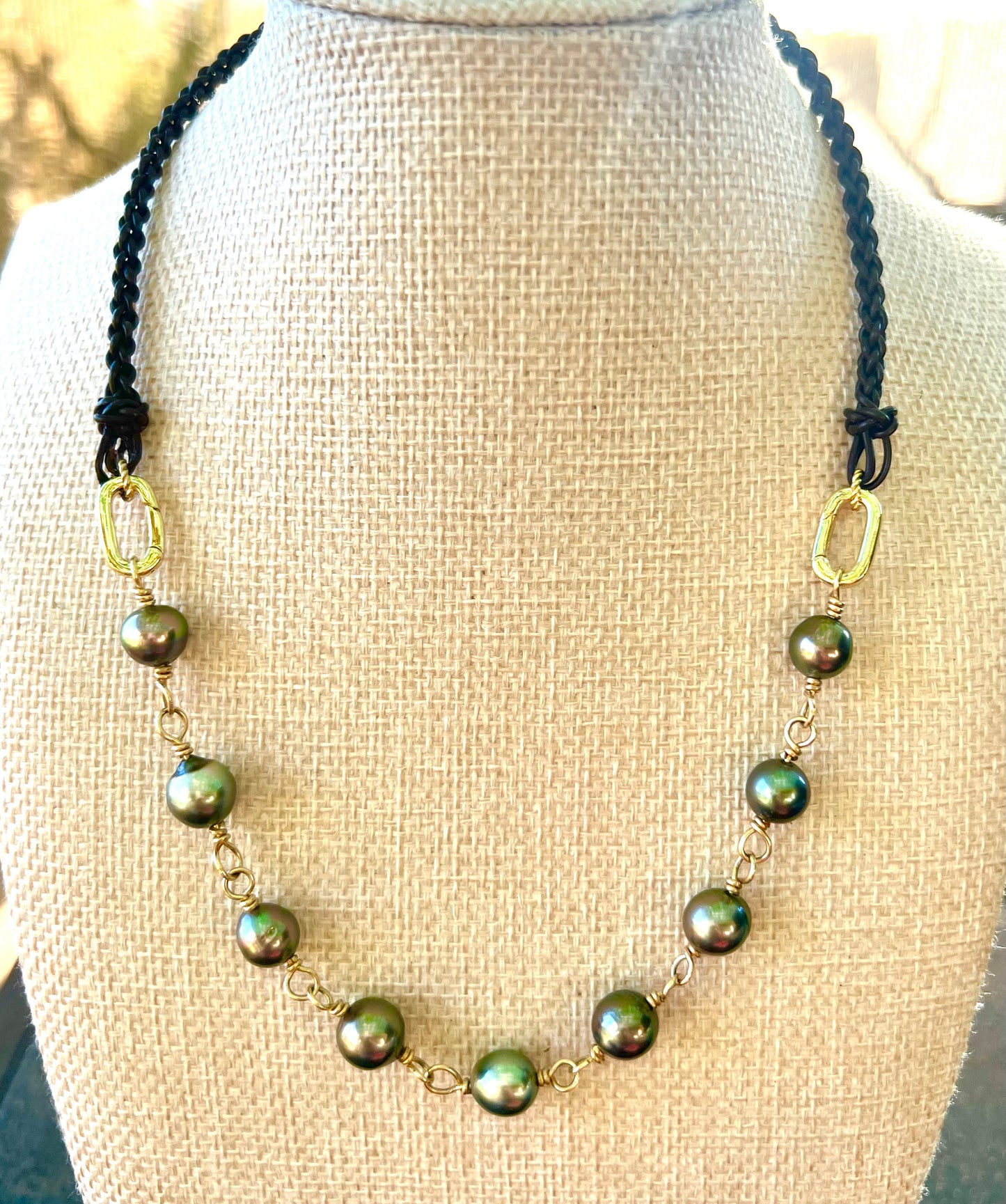 9 Tahitian Pearl Chain