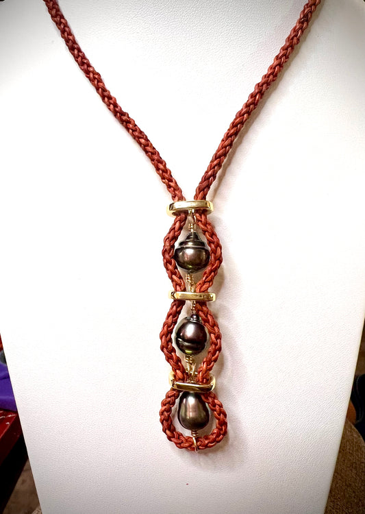 #33 Drop Lariat Trio - Chestnut