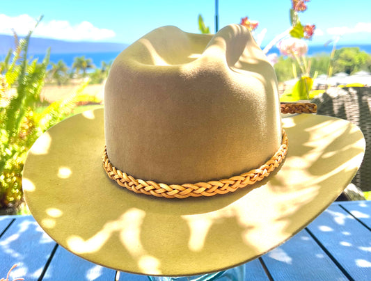 Natural Leather Hatband