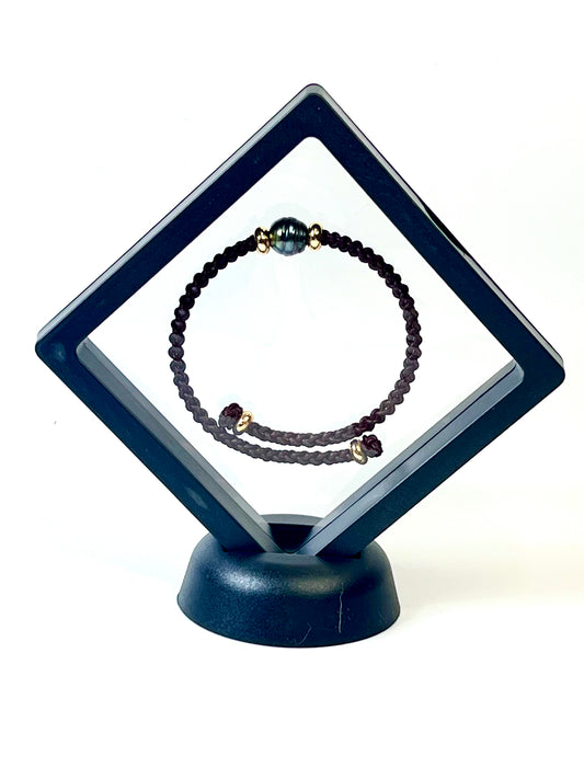#46B Single cuff - dark brown